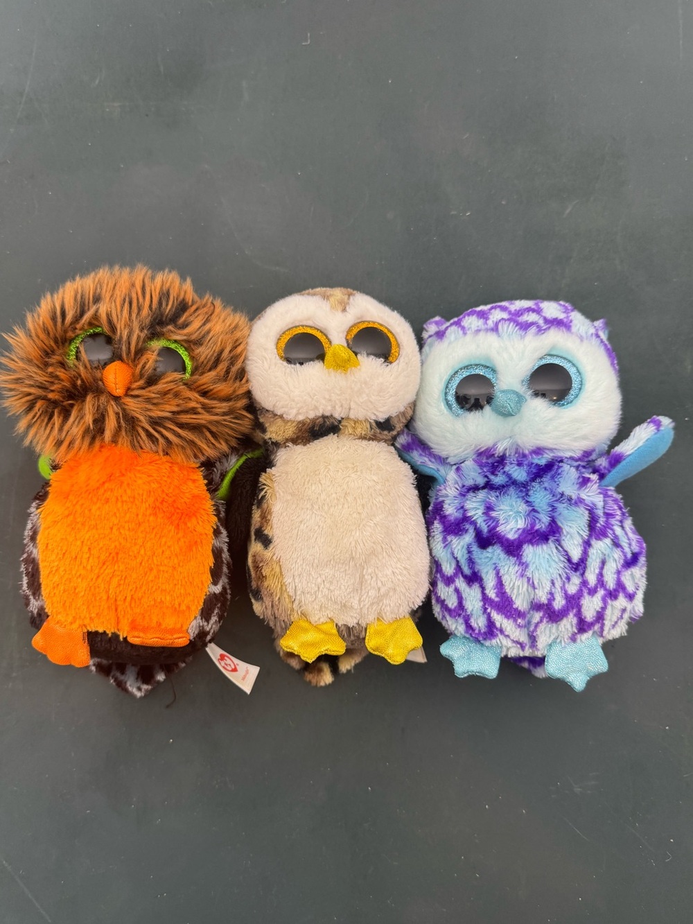 New With Tags TY Beanie Boos - Owls